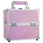 Portable Travel Makeup Case - Alloy Cosmetics Make Up Storage - Organizer Box