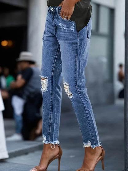 2025 New Women's Retro Jeans - Five Pocket Design