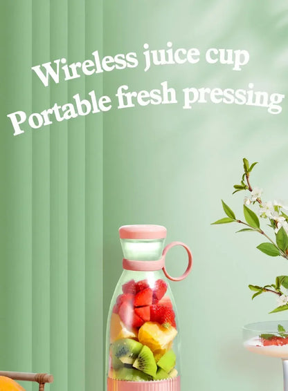 Electric Juice Blender -16FL OZ. - 6 Blades - USB Portable Charger