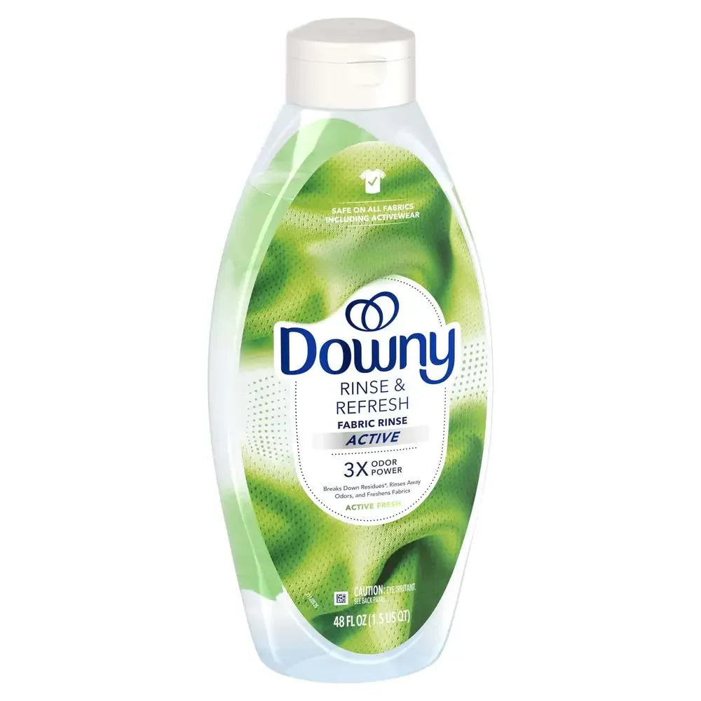 Downy Fabric Freshness Booster - Rinse & Refresh - Active Fresh Scent - 48 fl oz - Odor Fighter Laundry Rinse