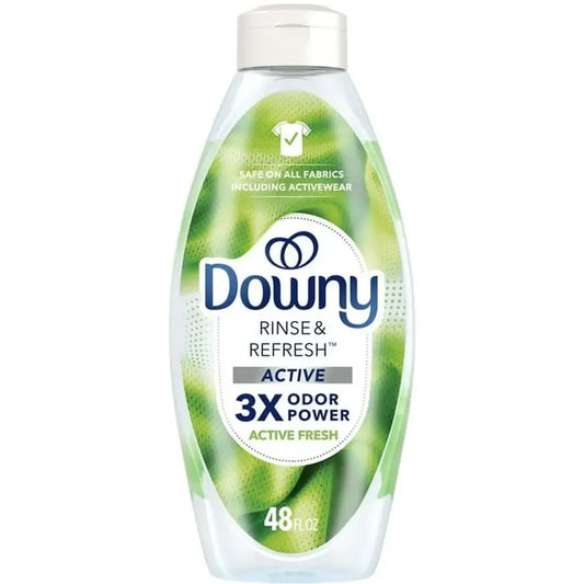 Downy Fabric Freshness Booster - Rinse & Refresh - Active Fresh Scent - 48 fl oz - Odor Fighter Laundry Rinse