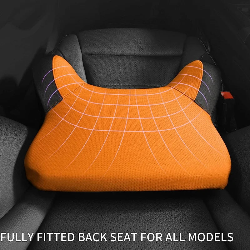 Memory Cotton Neck & Car Seat Pillow Support - Auto Lumbar Cushion - Comfortable and Breathable Car Headrest & Lumbar Support
