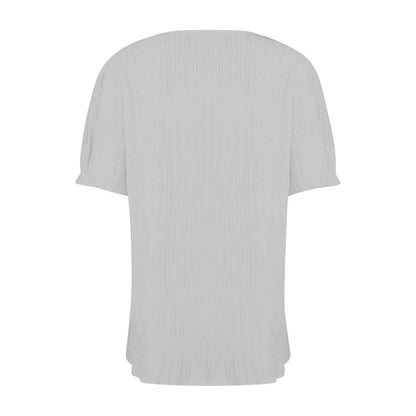 Ladies Summer Hollow Short-Sleeved Tops -Tops For Women, Summer Clothes