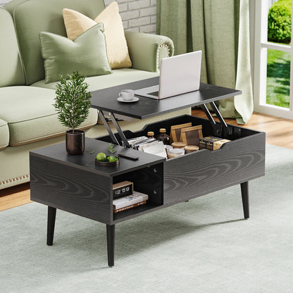 Wooden Lift Top Coffee Tables For Living Room 39.37"x19.7"  W/ Storage