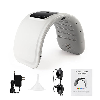 Photon LED Face Mask - 7 Light Colors - Nano Spray - Beauty Machine, Deep Moisturize, Skin Care, Home Use, LED Beauty Mask