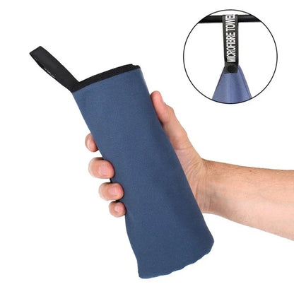 Quick-Drying Micro Fiber Sports Towel - 40"x80" - Swimming, Gym, Fitness, Camping, Running, Beach, Etc.
