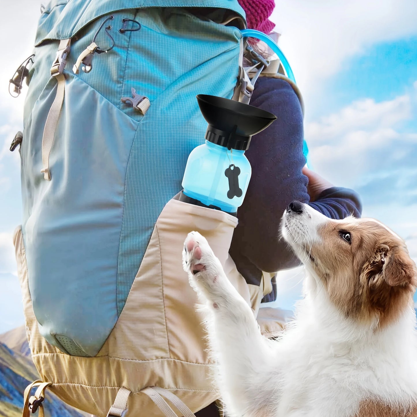 Dog & Cats Water Bottle - Portable Travel Water Bottle Dispenser