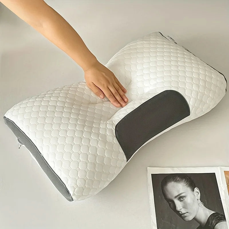 Adjustable Ergonomic Knitted Neck Massage Pillows - Soft, Comfortable, High Elasticity - All Seasons