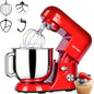 Cheftronic 6 Speed Stand Mixer with 7 Quart Stainless Steel Mixing Bowl - Dough hook, Egg whisk, Kitchen Mixer