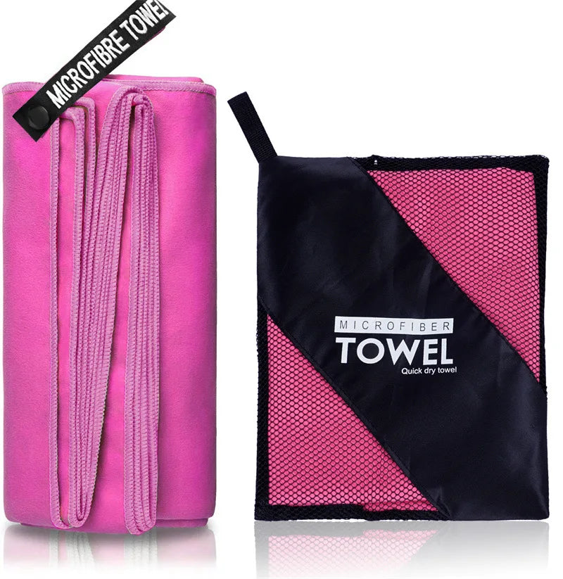 Quick-Drying Micro Fiber Sports Towel - 40"x80" - Swimming, Gym, Fitness, Camping, Running, Beach, Etc.