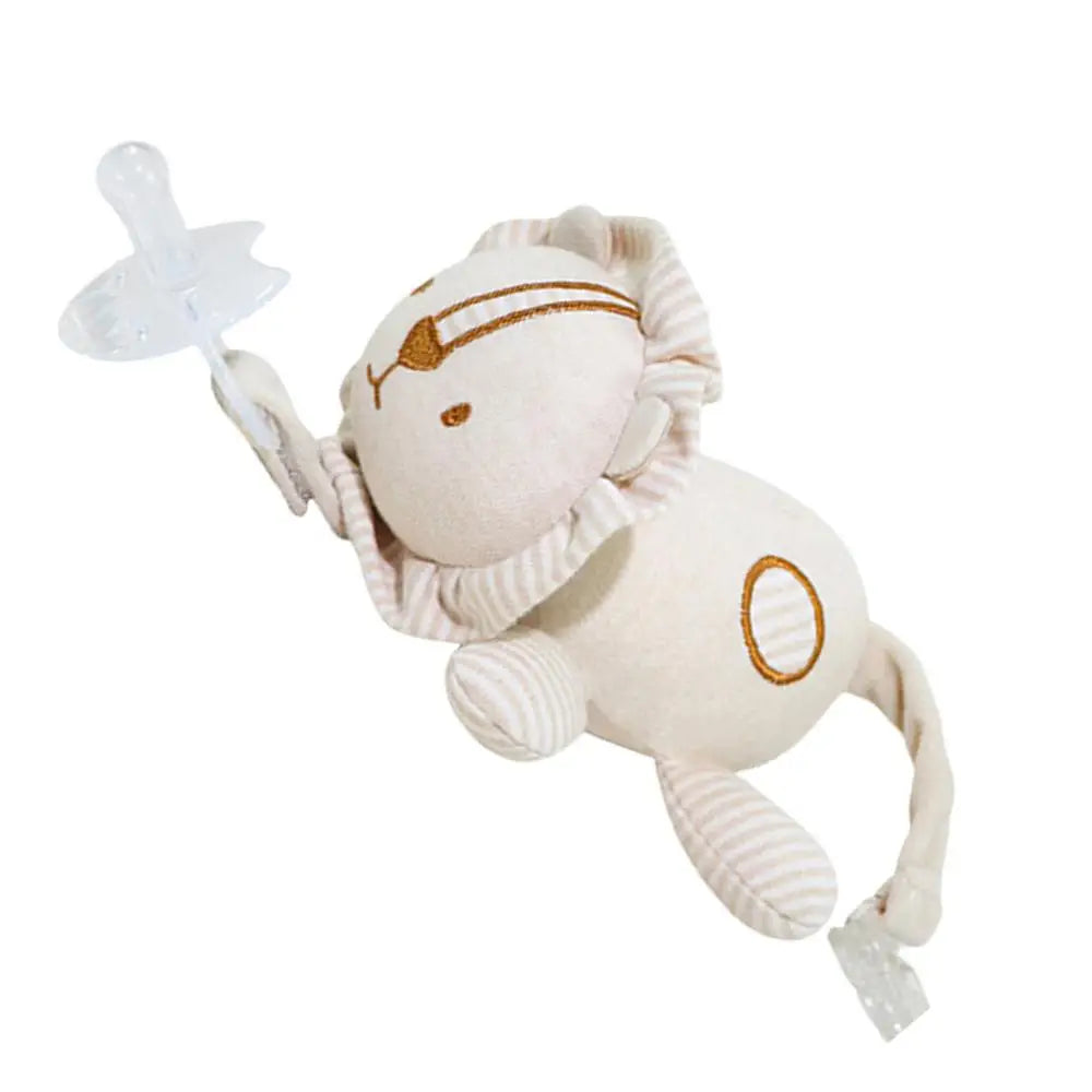 Newborn Baby Pacifier - Silicone - Cute Animal Shapes - Pacifier w/ A Detachable Animal