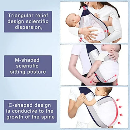 3D Mesh Baby Wraps - Adjustable Toddler Shoulder Strap -