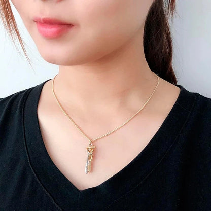Hugging Necklace Jewelry - Choker Hug Pendant & Chain - Unisex - Couples