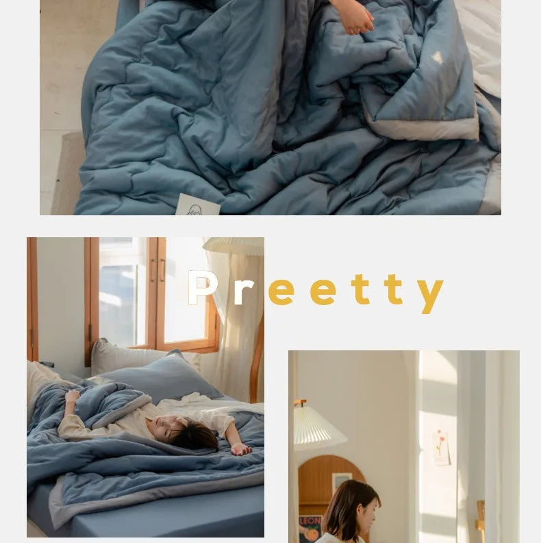 A Summer Quilt That's Lightweight Yet Cozy - Cooling Summer Quilt