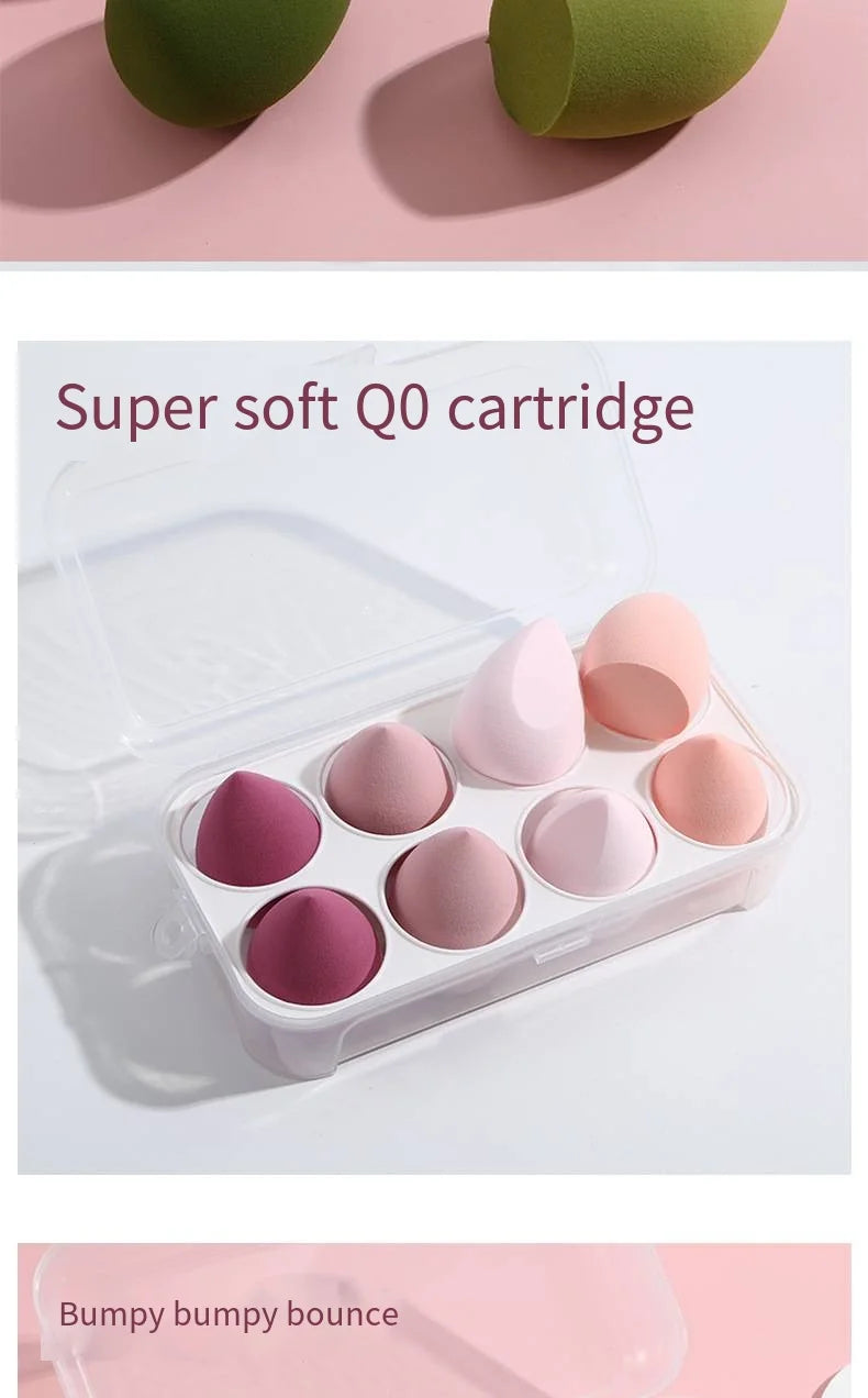 4/8pcs Makeup Sponge Beauty Egg