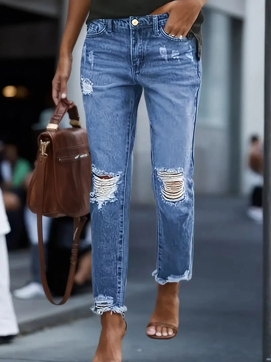 2025 New Women's Retro Jeans - Five Pocket Design