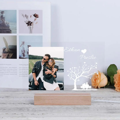 Personalized 3D Night Light Custom Photo And Text - 7 Color - 3D Lamp Gifts