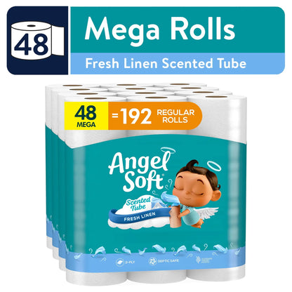 Angel Soft Toilet Paper 4 packs of 12