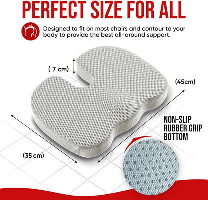 Ergonomic Memory Foam/Cotton Cushion Seat