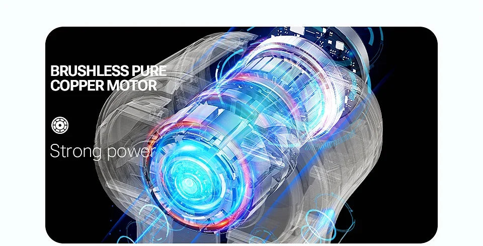 New Mini Portable Car Vacuum Cleaner - Powerful Handheld Wireless Cleaner with One Click Dust Removal