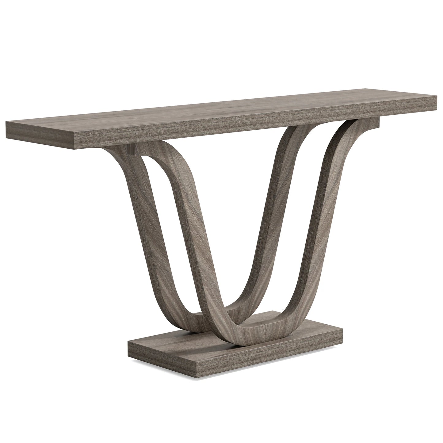 Tribesigns Farmhouse Console Table - 55 Inch Wood Sofa Table - Entryway Table - Industrial Rustic Narrow Hallway Tables