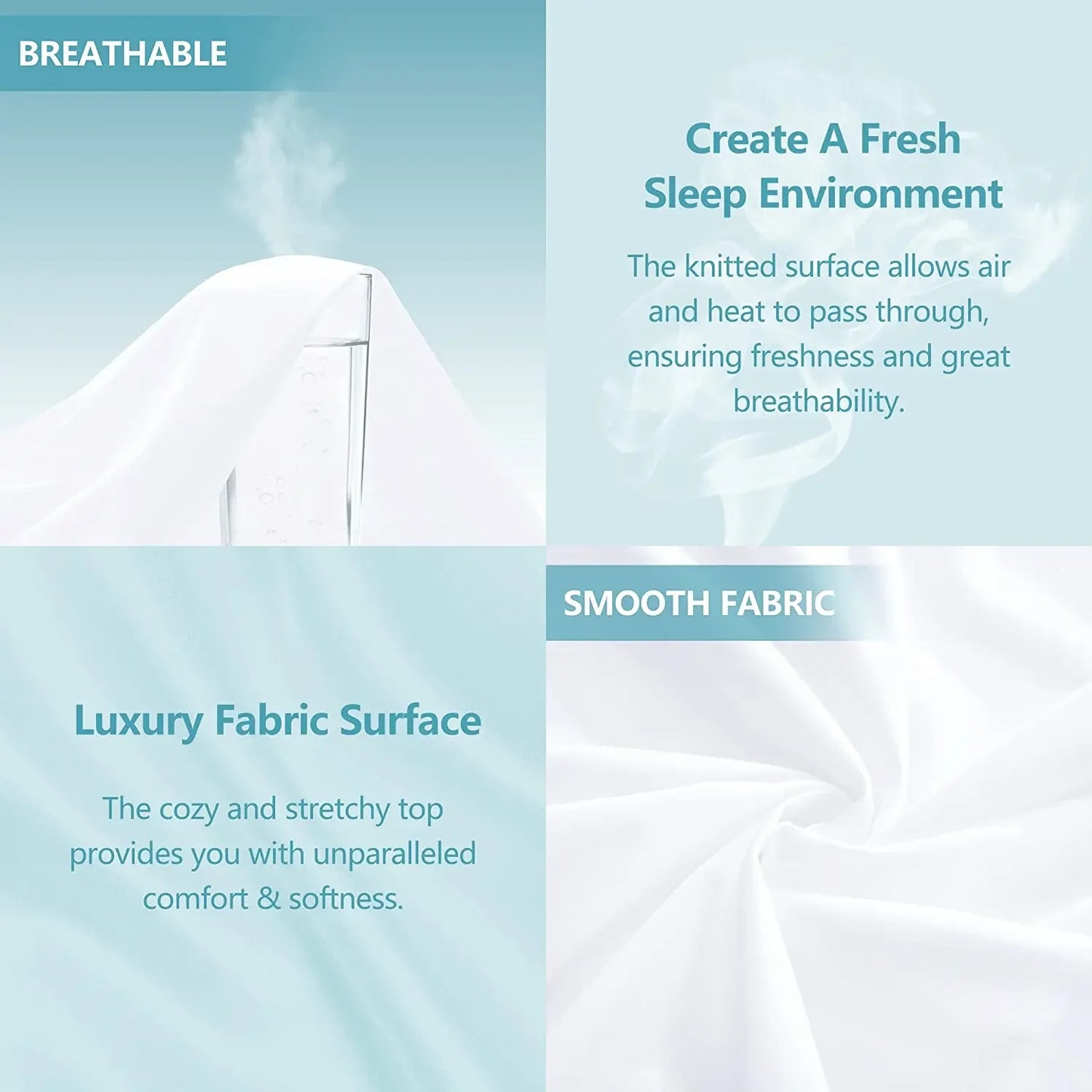 Waterproof Mattress Cover - Baby Bed Protector, Potty Training, Deep Pocket, Machine Washable