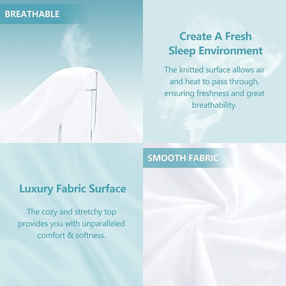 Waterproof Mattress Cover - Baby Bed Protector, Potty Training, Deep Pocket, Machine Washable