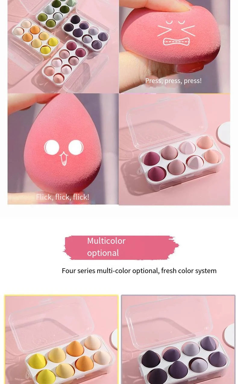 4/8pcs Makeup Sponge Beauty Egg