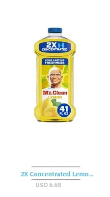2X Concentrated Lavender Multi-Purpose Cleaner & Floor Cleaner - 128 Fluid oz - Long-lasting Freshness Cuts Through Grease & Grime