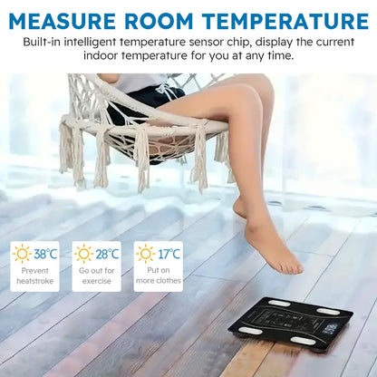 Smart Body Fat Scale - Wireless LED Digital - Bathroom Weight Scale - Body Composition Analyzer