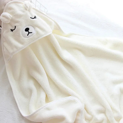Baby To Toddler Hooded Towels - Newborn/Kids Bathrobe - Super Soft Bath Towel Blanket - Warm Sleeping Swaddle Wrap for Infant Boys & Girls