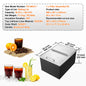 VEVOR Stainless Steel Ice Chest Bin with Sliding Cover, Kitchen or Outdoor Use