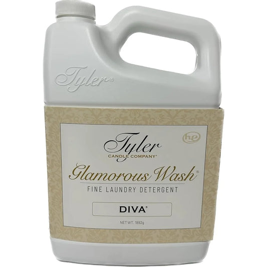 Glamourous Wash Diva Liquid Laundry Detergent - High Efficiency Delicates and Specialty Fabrics - Floral Scent Cleans and Softens - Chemical Free 64
