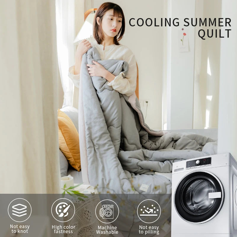A Summer Quilt That's Lightweight Yet Cozy - Cooling Summer Quilt