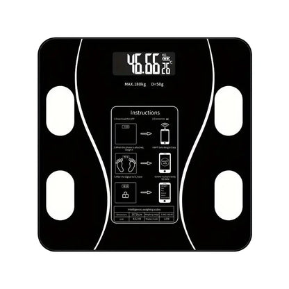 Smart Body Fat Scale - Wireless LED Digital - Bathroom Weight Scale - Body Composition Analyzer