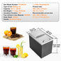 VEVOR Stainless Steel Ice Chest Bin with Sliding Cover, Kitchen or Outdoor Use