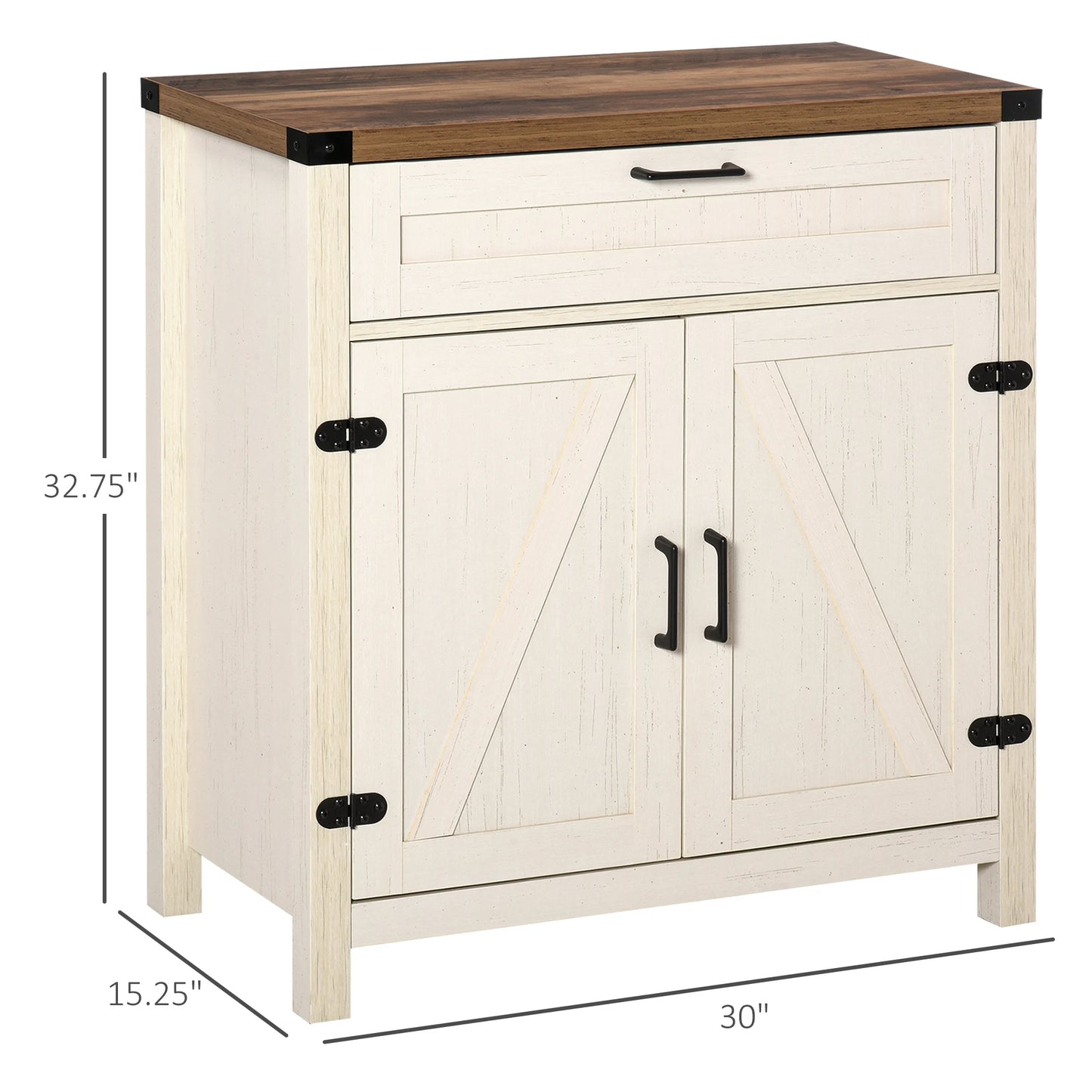 Storage Pantry w/ Adjustable Shelf - Could Be Used For A Nightstand - White