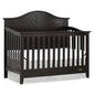 Dream On Me Ella 5-in-1 Full Size Convertible Crib in Pebble Grey -, Greenguard Gold Certified