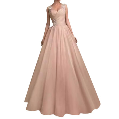 2025 Elegant Dresses For Women - Elegant Evening Dress For Wedding Or Special Occasions - Lace Chiffon, High Low Dress