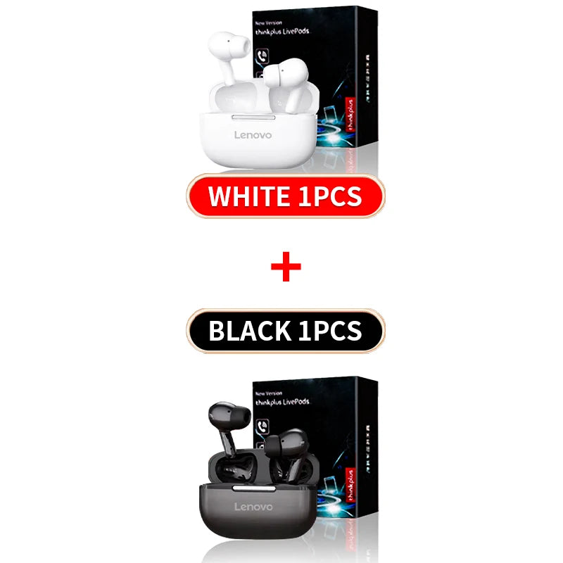 Lenovo ThinkPlus  Wireless Earphones - Bluetooth Headset In-ear Earphones With Microphone For  IOS/Android