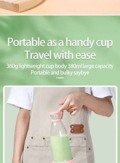 Electric Juice Blender -16FL OZ. - 6 Blades - USB Portable Charger