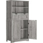 Storage cabinet with 2 drawers and adjustable shelves