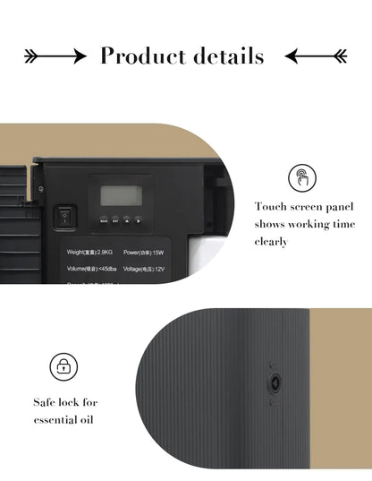NAMSTE 4000m³ Fragrance Diffuser - Smart Timing Scent Air Machine - HVAC Aroma Diffuser - Electric Air Freshener
