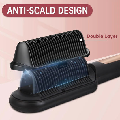 Negative Ionic Hair Straightener Brush