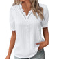 Ladies Summer Hollow Short-Sleeved Tops -Tops For Women, Summer Clothes