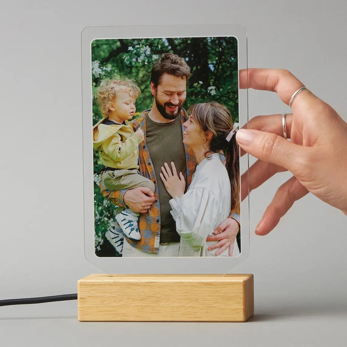 Personalized 3D Night Light Custom Photo And Text - 7 Color - 3D Lamp Gifts