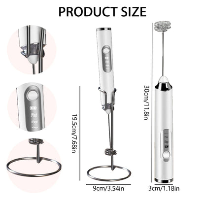 Electric Frother - Wireless Handheld Milk Foamer
