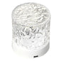 Water Ripple Night Light Touch Control Rotating Water Wave Lamp Projector USB Rechargeable Atmosphere Crystal Lamp Room Decor
