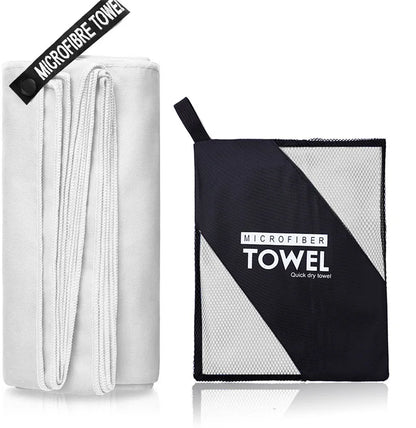 Quick-Drying Micro Fiber Sports Towel - 40"x80" - Swimming, Gym, Fitness, Camping, Running, Beach, Etc.