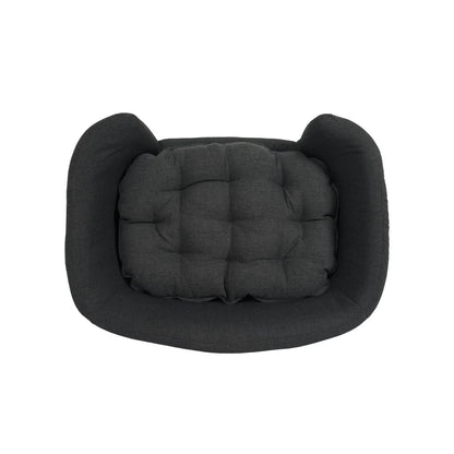 Premium Large Dog Sofa Bed - Luxury Dog Couch with Removable Washable Cushion